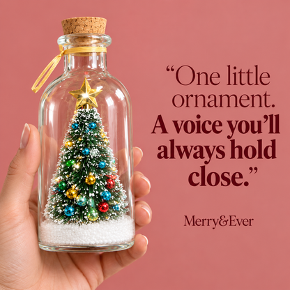 Merry&Ever™ Voice Recording Ornament - The Perfect Gift